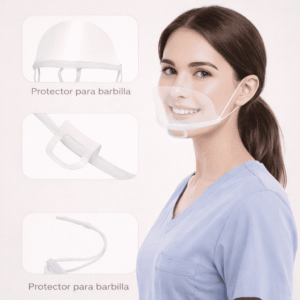 Mascarilla profesional transparente 10 uds